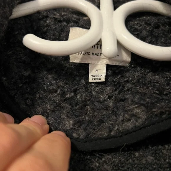 Aritzia Wilfred | 4 | wool mohair alpaca boucle knit shawl cardigan - Picture 4 of 7